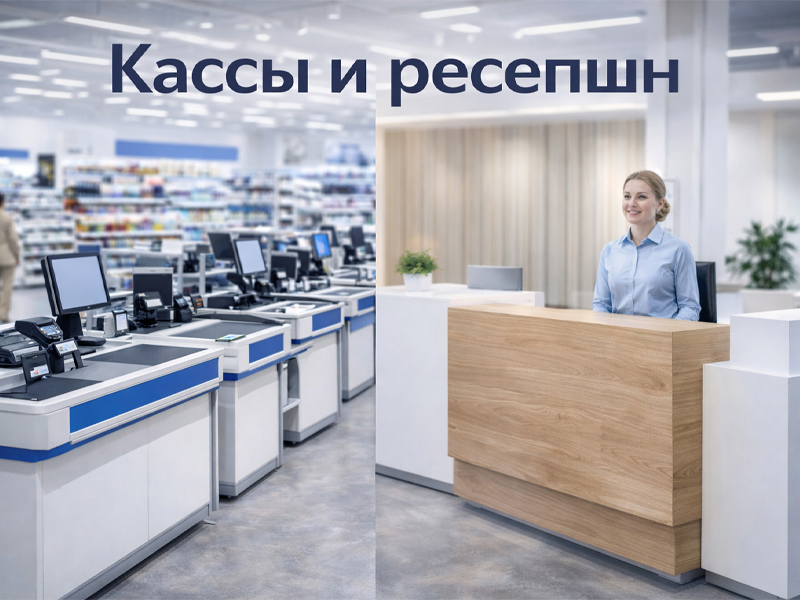 Кассы и рецепшн
